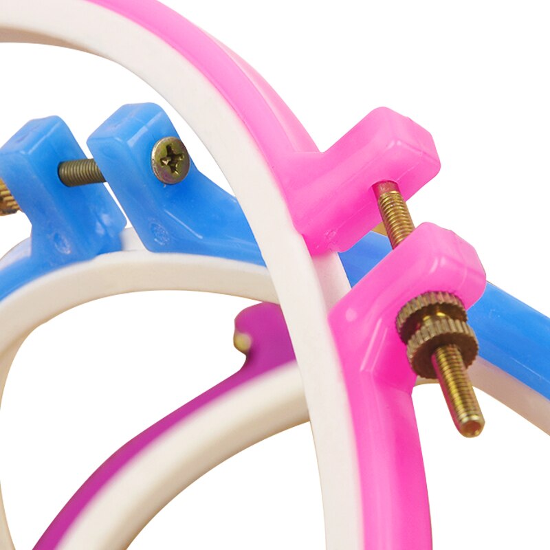 8-25cm DIY Embroidery Plastic Tool Circle Round Plastic Frame Art Craft Cross Stitch Traditional Sewing Manual Embroidery Tools