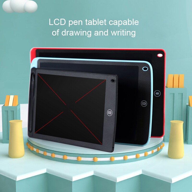 PINZHENG Drawing Tablet 10" 12'' LCD Writing Tablet Electronics Graphic Board Drawing Pad Ultra Thin Portable Hand Writing