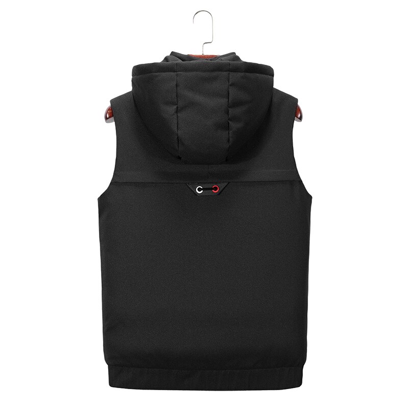 neue Herren Jacke Ärmellose Weste Winter Casual Mäntel Männlichen Baumwolle Gefütterte männer Weste Männer Verdicken weste 3XL