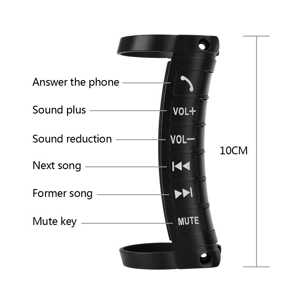 Auto Stuurbediening Dvd Knop Android Universele Draadloze Volume Aanpassing Toggle Release Handen Voor Auto Radio Dvd