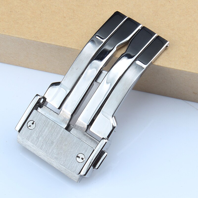 18mm 20mm 22mm For Hublo t Stainless Steel Deployment Clasp Watch Accessory Butterfly Buckle Silver Black Gold Folding buckle