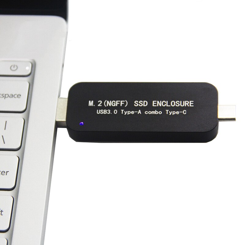 Boîtier pour disque dur externe SSD, M.2, USB 3.0, Type C, 2230, 2242
