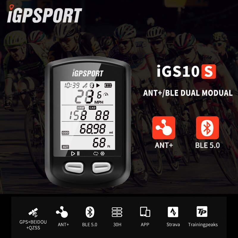 Igpsport igs 10s gps cykeldator cykel trådlöst stoppur road mtb cykeldator med kadenssensor ant+ bluetooth 5.0