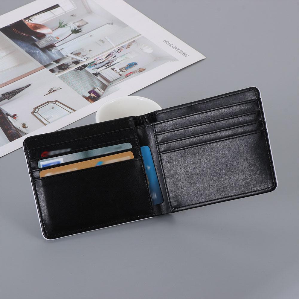 Sublimatie Warmte Overdracht Portemonnee Pu Portemonnee Voor Vrouwen Mannen Diy Multi-Kaart Houder Portemonnee Voor Werk Reizen Afdrukken Blanco Portemonnee