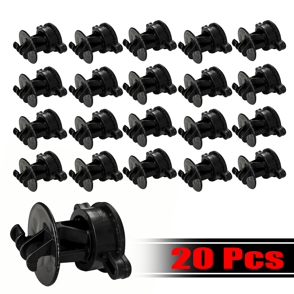 20 Pcs Fence Insulator Livestock Wire Insulators Portable Electric Kit Post DIY High Pressure Part