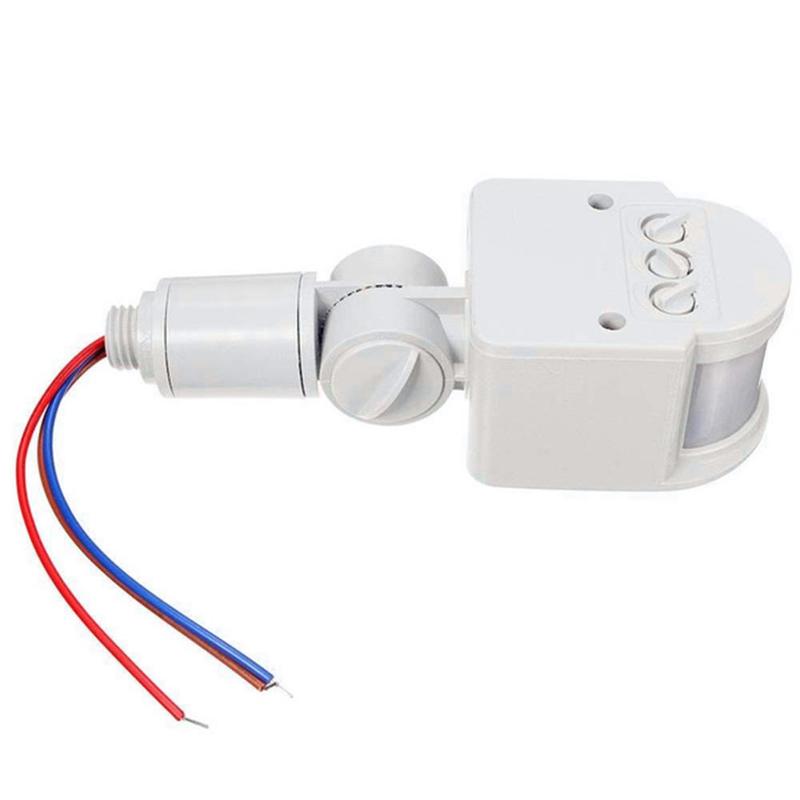 Human Body Infrared Sensor Flood Light PIR Motion Sensor Probe Sensor Infrared Sensor Switch: White