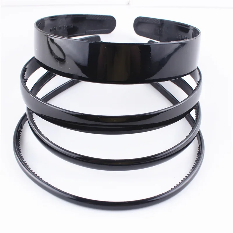 Diadema de pelo ondulado para hombre y mujer, diadema deportiva, accesorios para el cabello, color negro, Unisex
