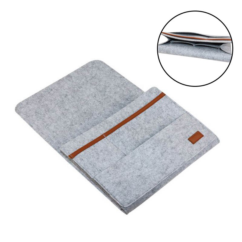 Grijze vilten draagtas schoudertas lichtgewicht recycling bakken vrouw laptoptas vilten tas bolso gris mujer: B2(31 23 11cm)