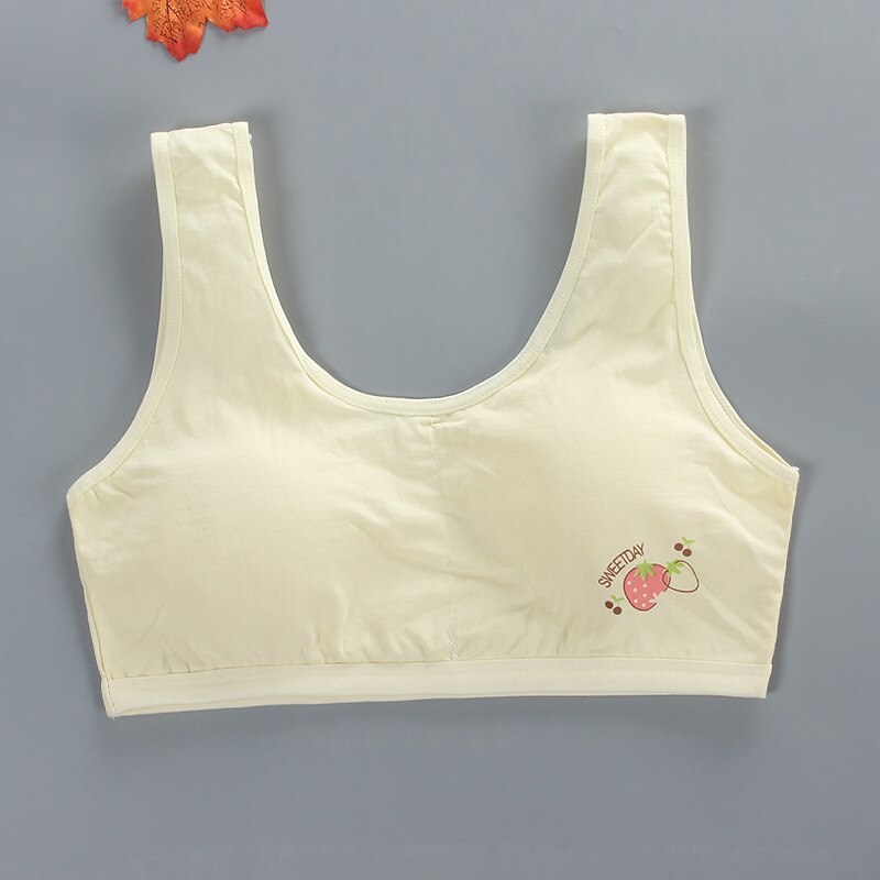 Topy dla dziewczynek nastolatek biustonosz dziewczyna wierzchnia kamizelka temat dziewczyny sport Adolescente dzieci nastolatki bielizna biustonosze treningowe Racerback 8-16 rok: 3