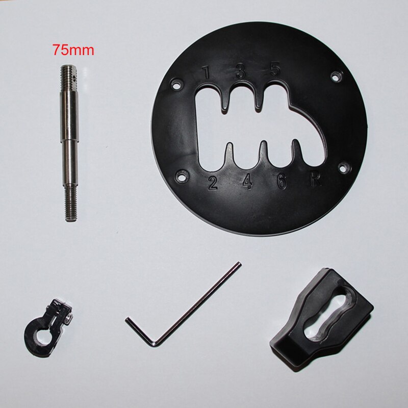 For Thrustmaster TH8A Gear Accessories Upgrade Mod Mold Damping Short Throw/Short Shifter Mid Plate Real feel Modification Kit: 75mm set