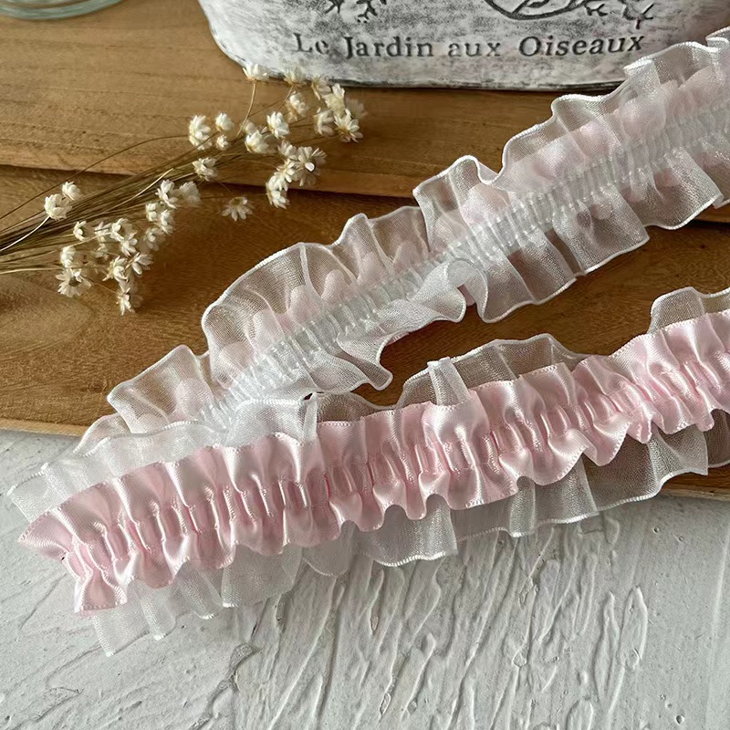 4CM de ancho bordado cuentas de flores blancas tela de encaje de tul cinta para ajuste DIY costura volante apliques Collar decoración de vestido de Dubái: Plata antigua