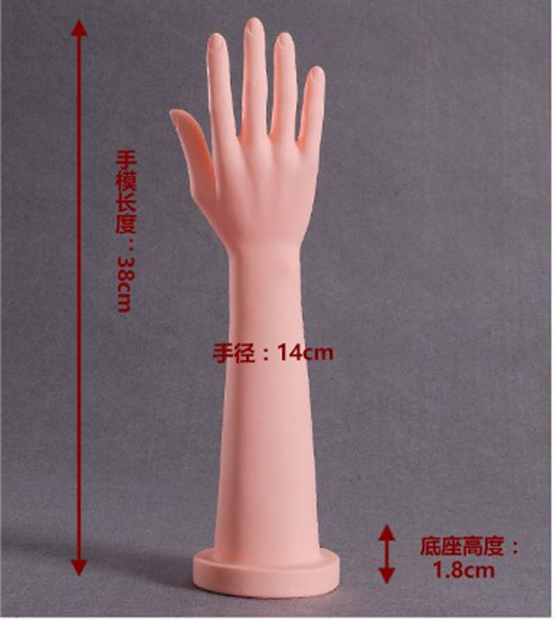 Liglamorous, 1 pieza, mano de maniquí para mujer, Exhibidor de brazo, Base de reloj para mujer, guantes, anillos, pulsera, joyería, piel, modelo de mano abierta