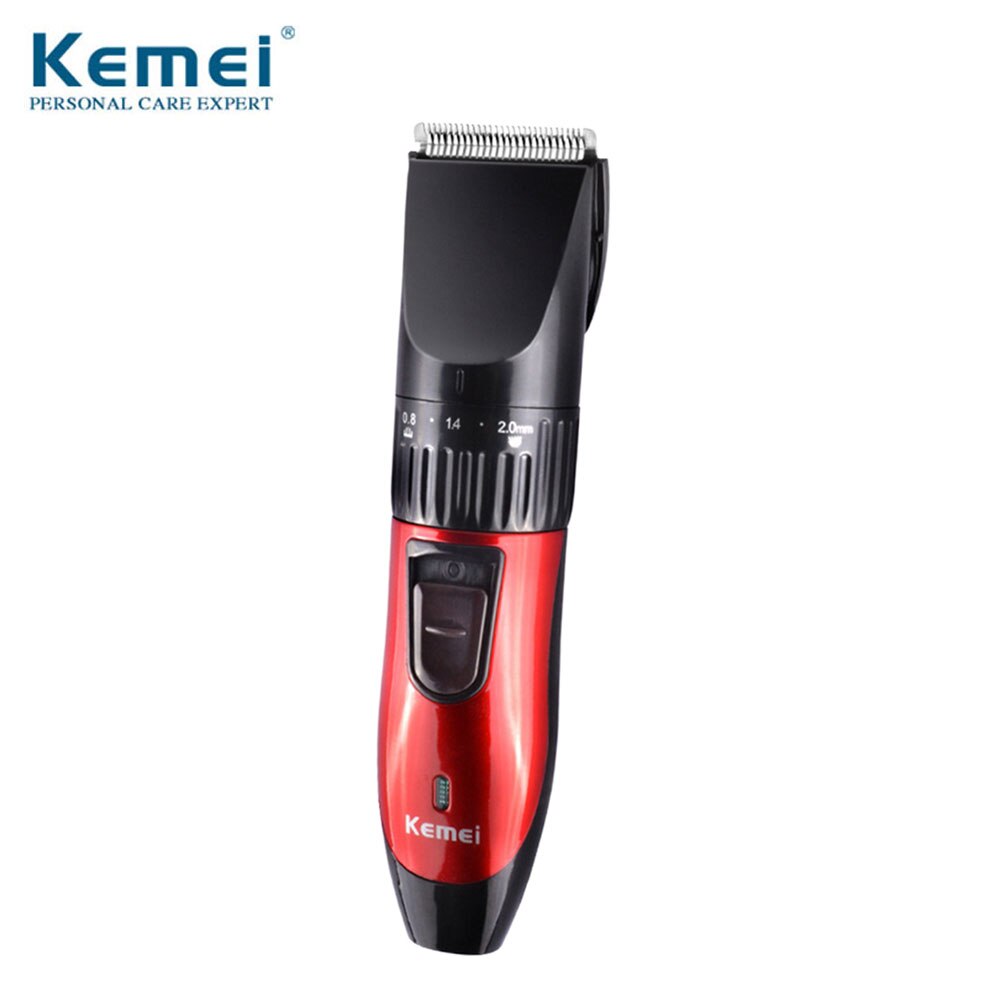 Kemei électrique Pro Li tondeuses barbier 0mm tondeuse à cheveux coupe de cheveux rasoir sculpture cheveux barbe Machine outil de coiffure: Option 7 / Ue Plug