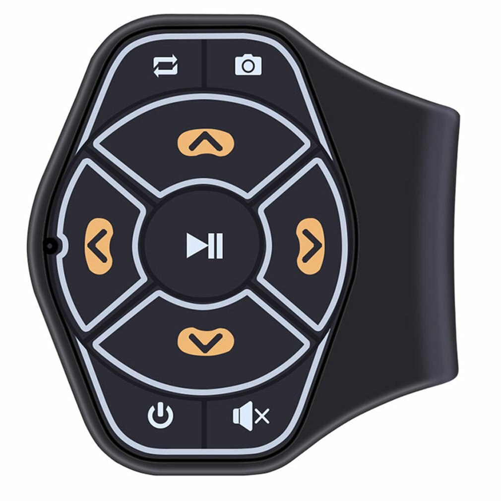 Universal Wireless Car Steering Wheel Button Remote Control Handsfree Multimedia Player Button For IOS Android