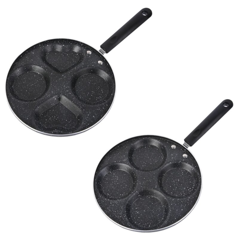 Vier Hole Koekenpan Ei Ham Steak Pan Cake Machine