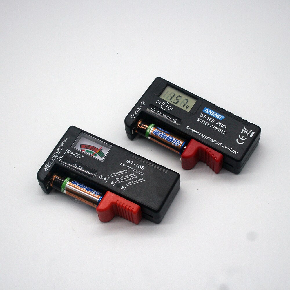 BT-168 Pro 168 Universele Batterij Tester Batterij Capaciteit Diagnostic Tools Voor Huishoudelijke Batterij Testen Levert