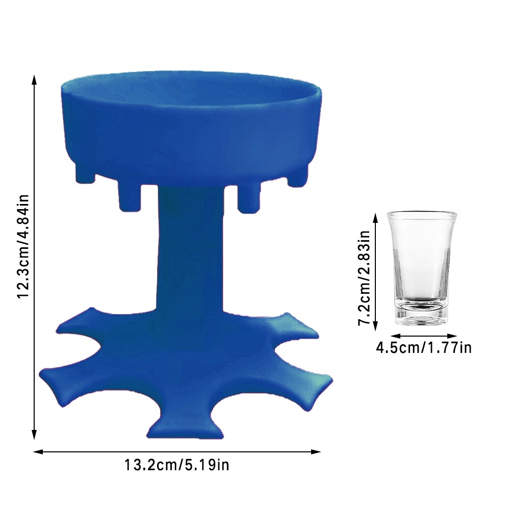 6 Shot Glass Dispenser And Holder Mintiml Shotaide Liquor Dispenser And Carrier Alcohol Dispenser Bottle Shots Party Games Tool