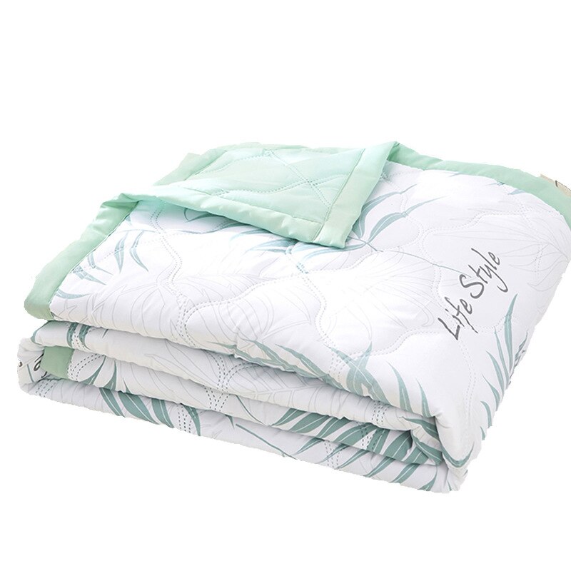 Couette d'été en Polyester délavée et fraîche, couverture fine et respirante, couvre-lit pour canapé, lit Queen size