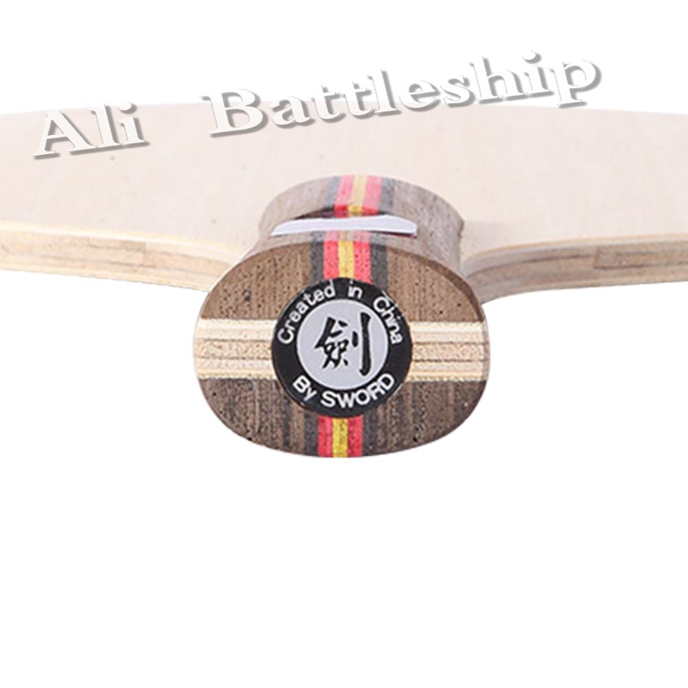 SWORD SUBDUE Table Tennis Blade (Allround, 9 Ply Wood, 2 Sides Different for Pips-long) Racket Ping Pong Bat Paddle