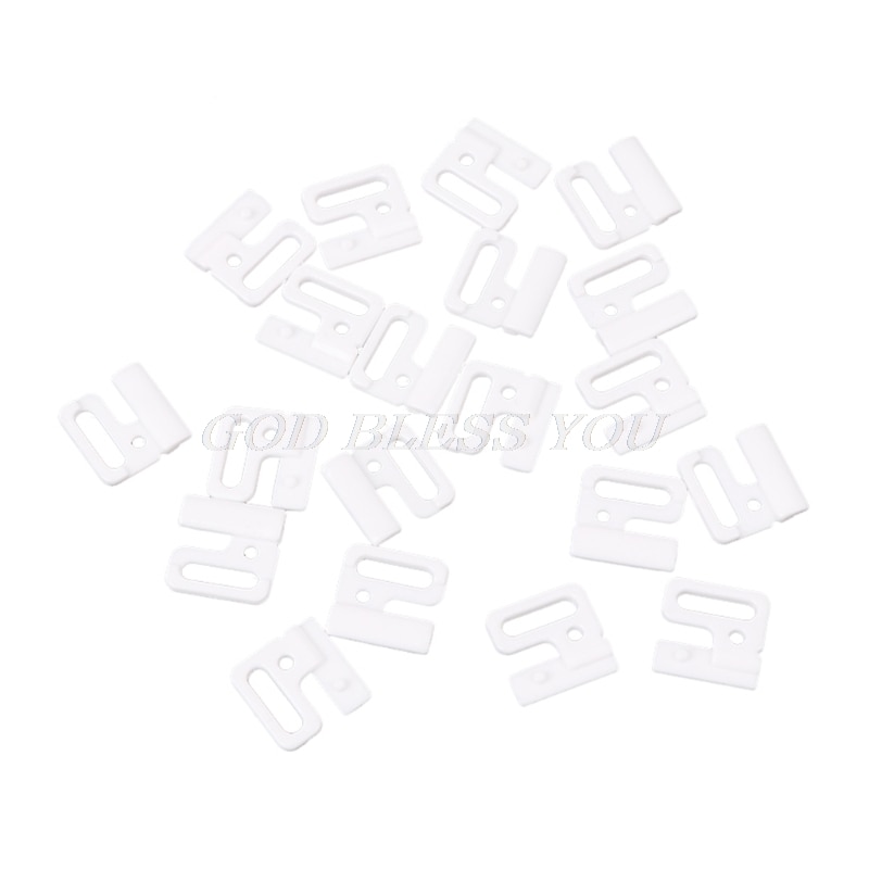 Soutien-gorge à crochets et fermoir | En plastique rectangulaire, artisanal, à coudre sur le soutien-gorge, accessoires pour BIKINI, directe, bricolage, 10 x