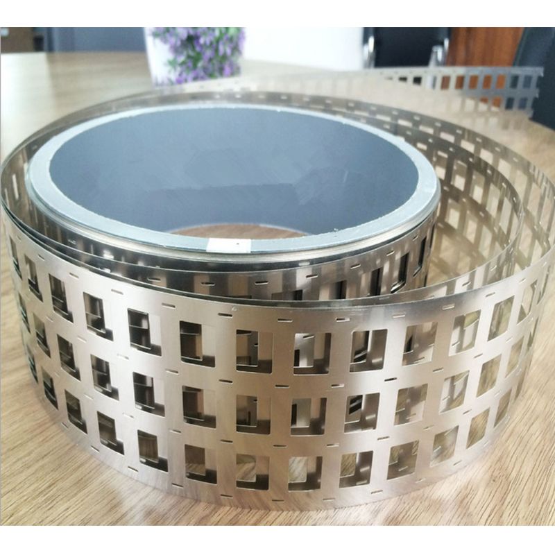 2/3/4P Pure Nickel Plated Steel Strip Sheet 0.15mm Thickness for Spot Welding