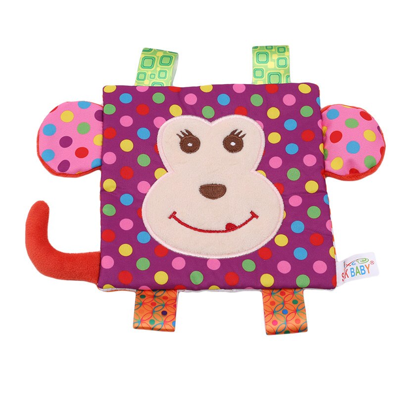 Neugeborenen Baby Beschwichtigen Handtuch Greifen Weiche Tröstlich Puppe Infant Spielzeug Baby Tier Plüsch Hand Handtuch Rassel Baby Spielzeug 0- 12 monate: Monkey