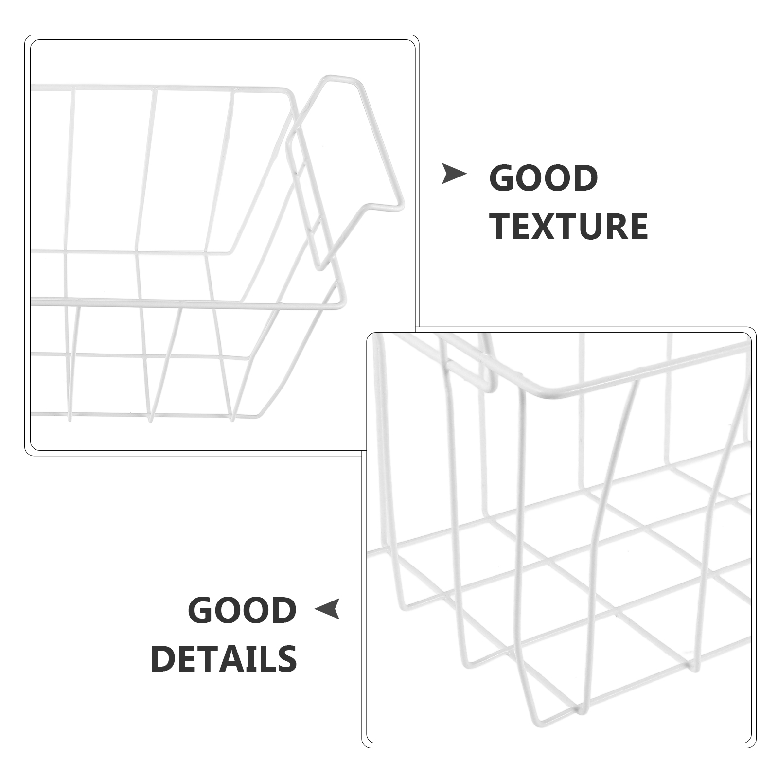 Cestello sospeso per conservazione del congelatore per cestini in ferro per alimenti per frigorifero, filo per petto profondo in acciaio