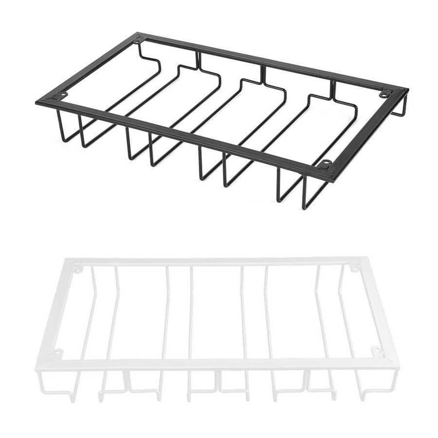 Household Glass cup Rack Wine Cup Storage Holder Hanging Shelf Goblet Storage Hanger Home Bar Display Stand Bracket Decoration