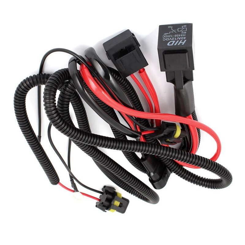 Xenon Hid Conversie Relais Kabelboom H11 9005 9006 12V 40A