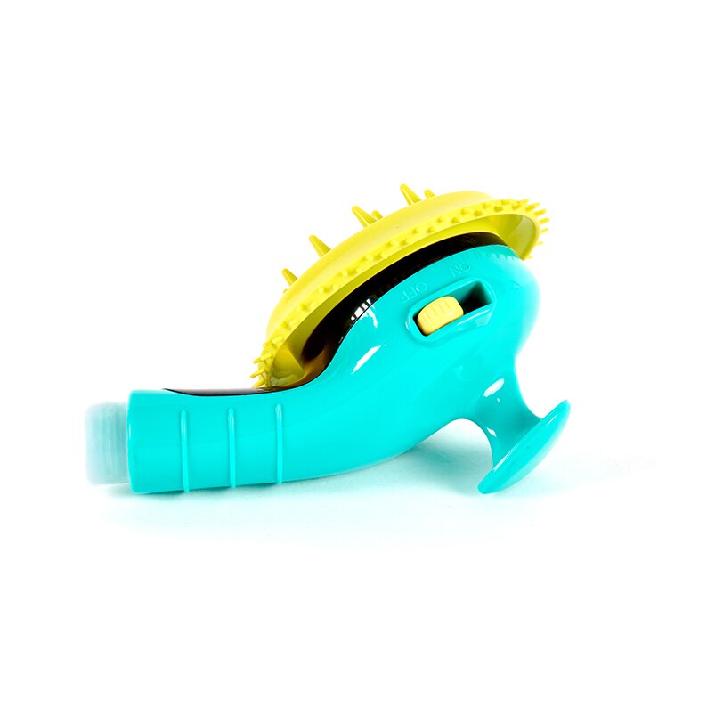 Kjæledyr dårlig dusjhode med kam bærbar massasje børste til hund og katt med lett å slå på / av hundedusj dyse forsyninger