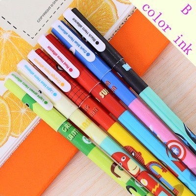10 unids 6 unids kawaii flor colorida Cancillería gel pluma material escolar oficina papelería papelaria canetas coloridas color de la pluma 04083
