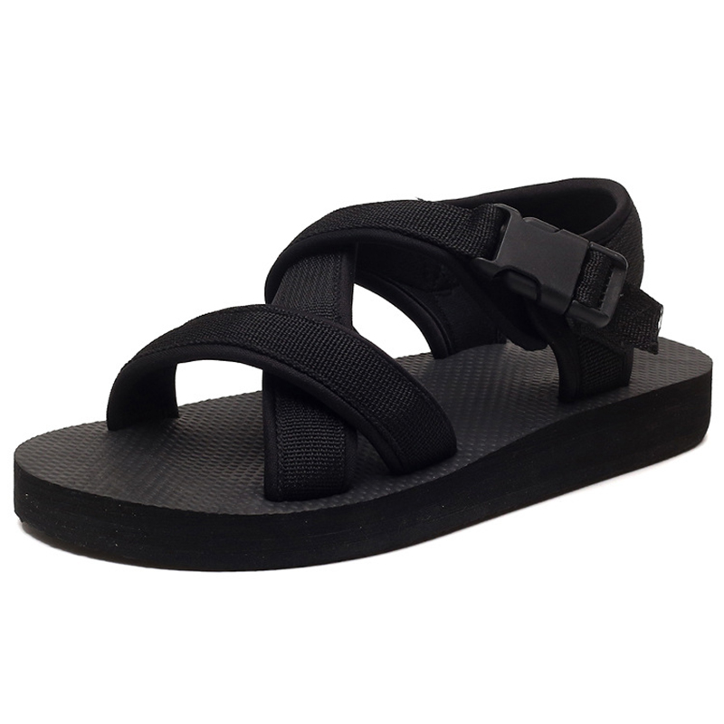 Lätta man sandaler herr sommar strand skor par skor halkfria öppen tå herr sandaler strand tofflor storlek 35-44 nanlx 28