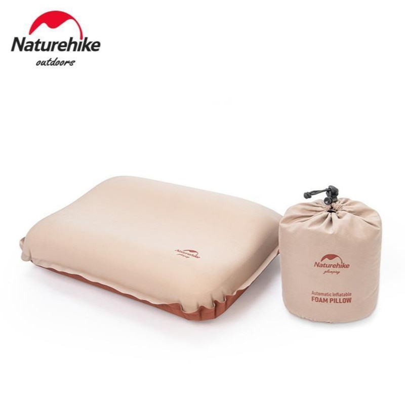 Naturehike – oreiller en éponge 3D pour l&#39;extérieur, confortable, silencieux, haute élasticité, pour Camping, voyage, sommeil, gonflable, appui-tête,
