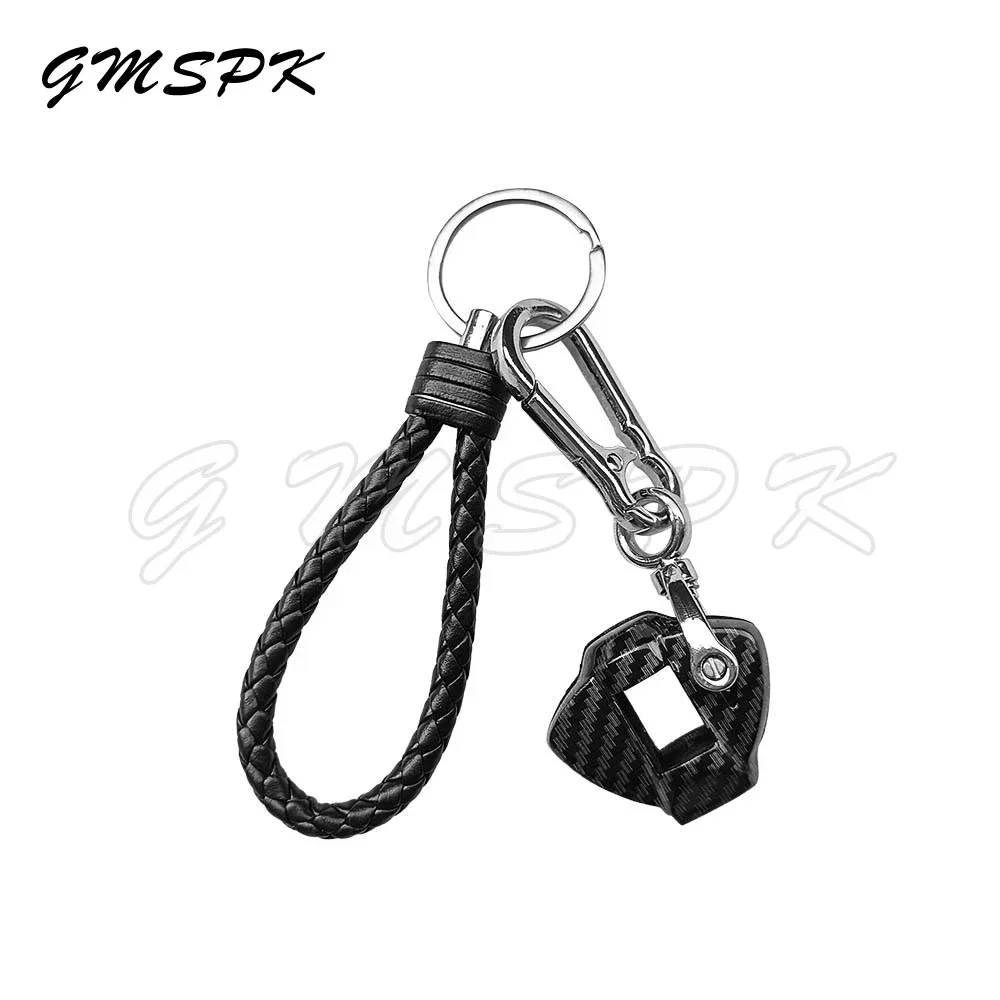 LLavero de motocicleta con de fibra de carbono, funda protectora para llaves compatible con Suzuki GSXR 600 750 GSX-R 600 750 SV 650 1000