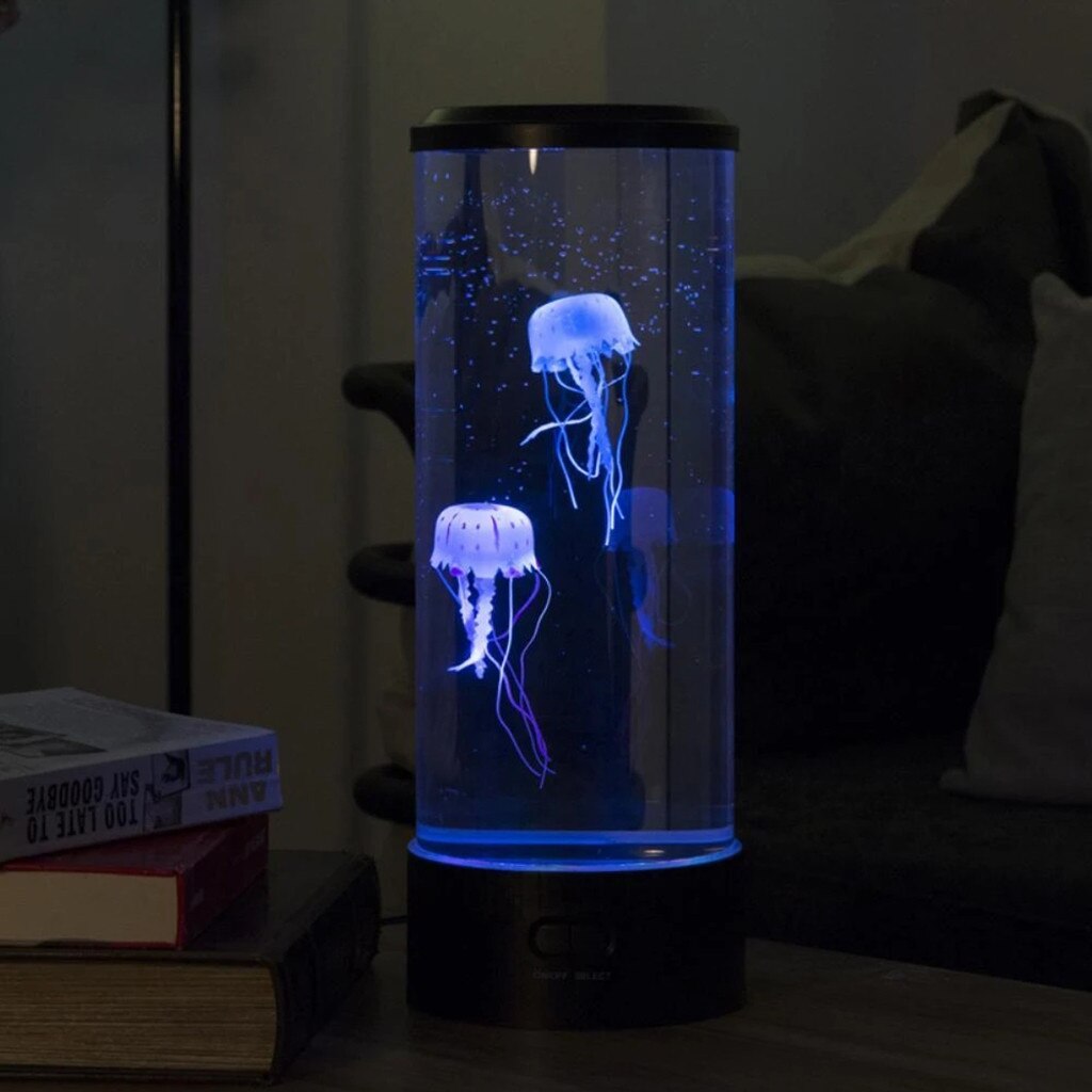 Hypnoti vandmænds akvarium syv farve førte ocean lanterne lys smart badeværelse værktøj & forbedring af hjemmet