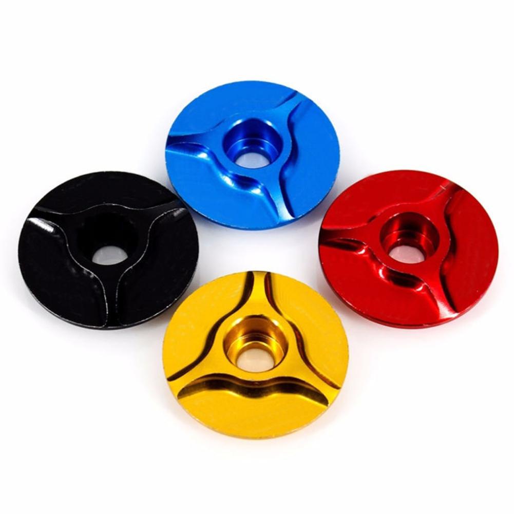 Aluminiumslegering mtb mountain road bike cykel frempind top cap headset cover bolt