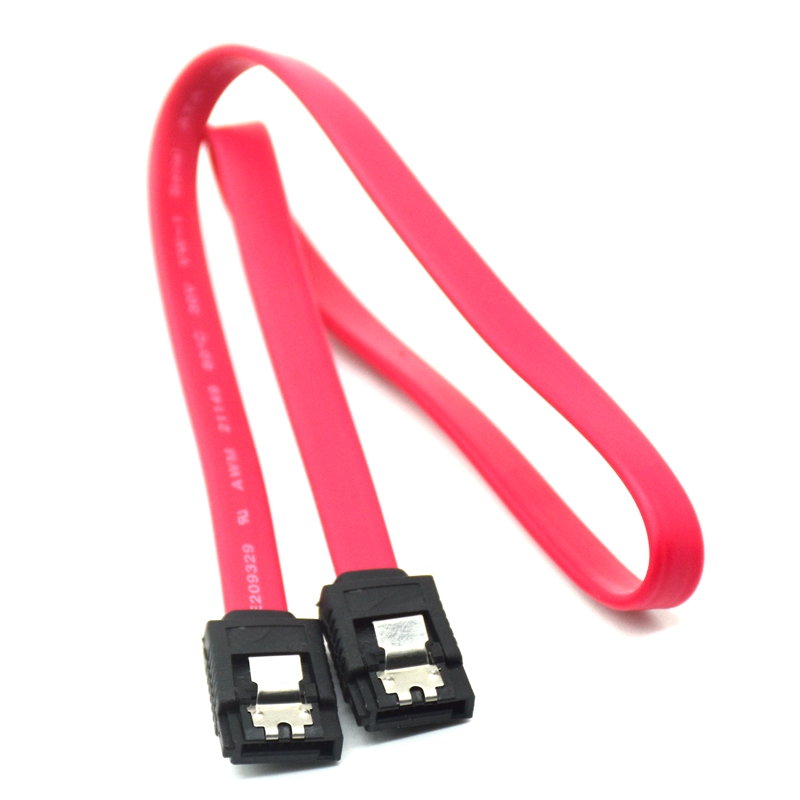Prosty kąt lewego prawego boku 6 Gb/s SATA3 szeregowy kabel danych ATA z zatrzaskiem robić komputera SATA 3.0 SATAIII 6Gbps dysk twardy/SSD: Pomarańczowy