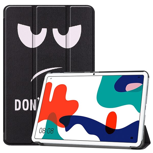 Étui pour tablette huawei matepad 10.4 , housse 3-w09 protection fine et pliable en 10.4 parties avec fonction veille automatique: Dyj