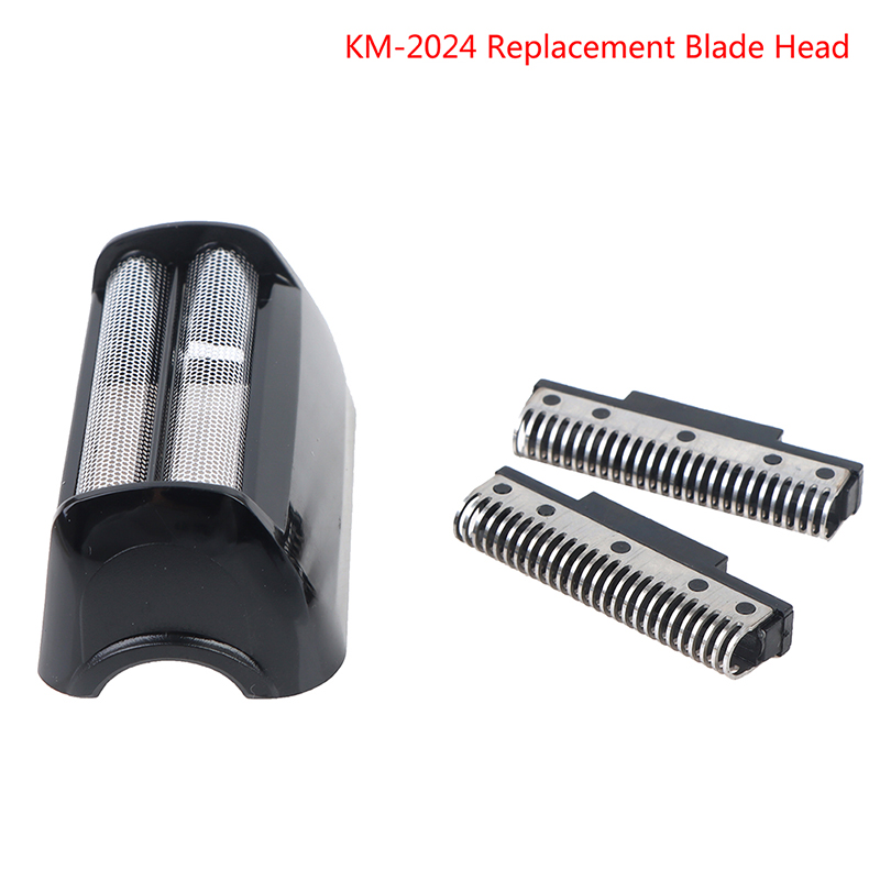 1Set Elektrische Rasierer KM-2024 Rasiermesser Mesh Klinge Netto Original Ersatz Rasierklinge Rasierer Kopf Für Herren Bart Rasieren Teile