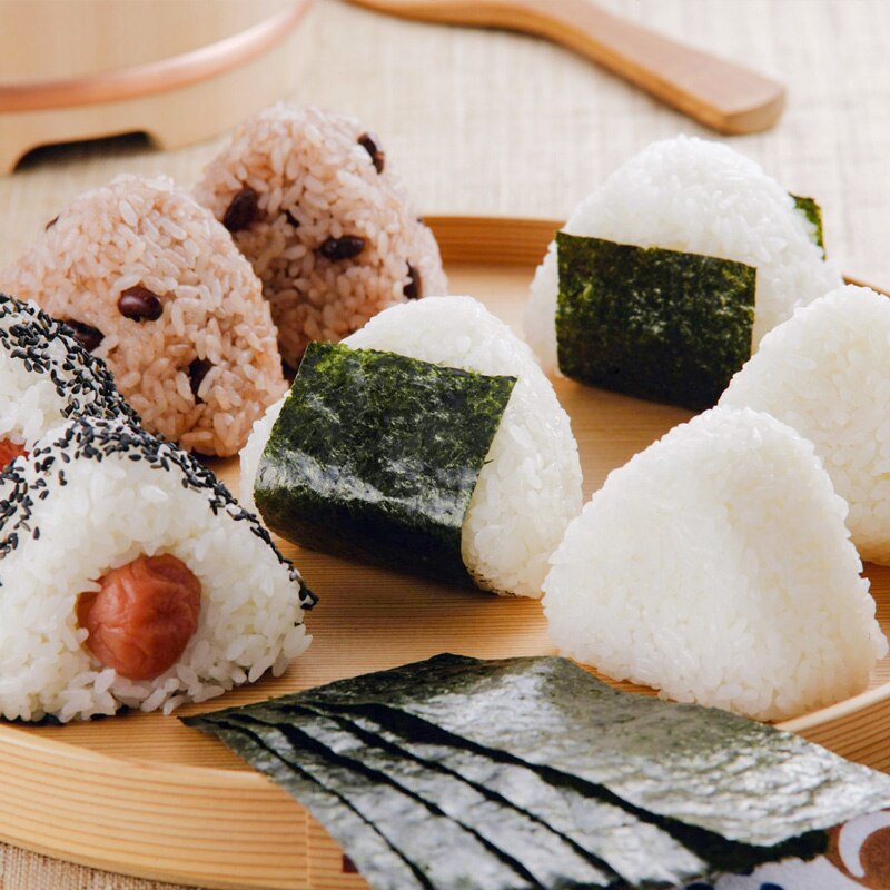 4 sztuk/zestaw japońnarty kuchnia akcesoria Bento DIY forma robić Sushi Onigiri kulka ryżu żywności naciśnij trójkątne robić robienia Sushi forma Sushi zestaw