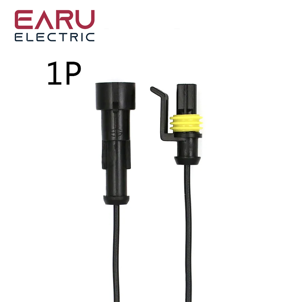 1 set AMP 1 P 2 P 3 P 4 P 5 P 6 P Way Waterdichte Elektrische Auto Connector man Vrouw Plug met Draad kabelboom voor Auto Motorfiets