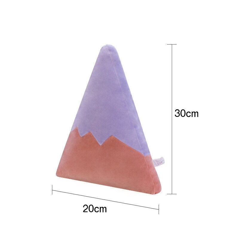 Cilected Multicolor Rainbow Cloud Pillow Living Room Bedroom Sofa Bed Cushion Office Cute Napping Pillow Stars Plush Toy: PC026-7