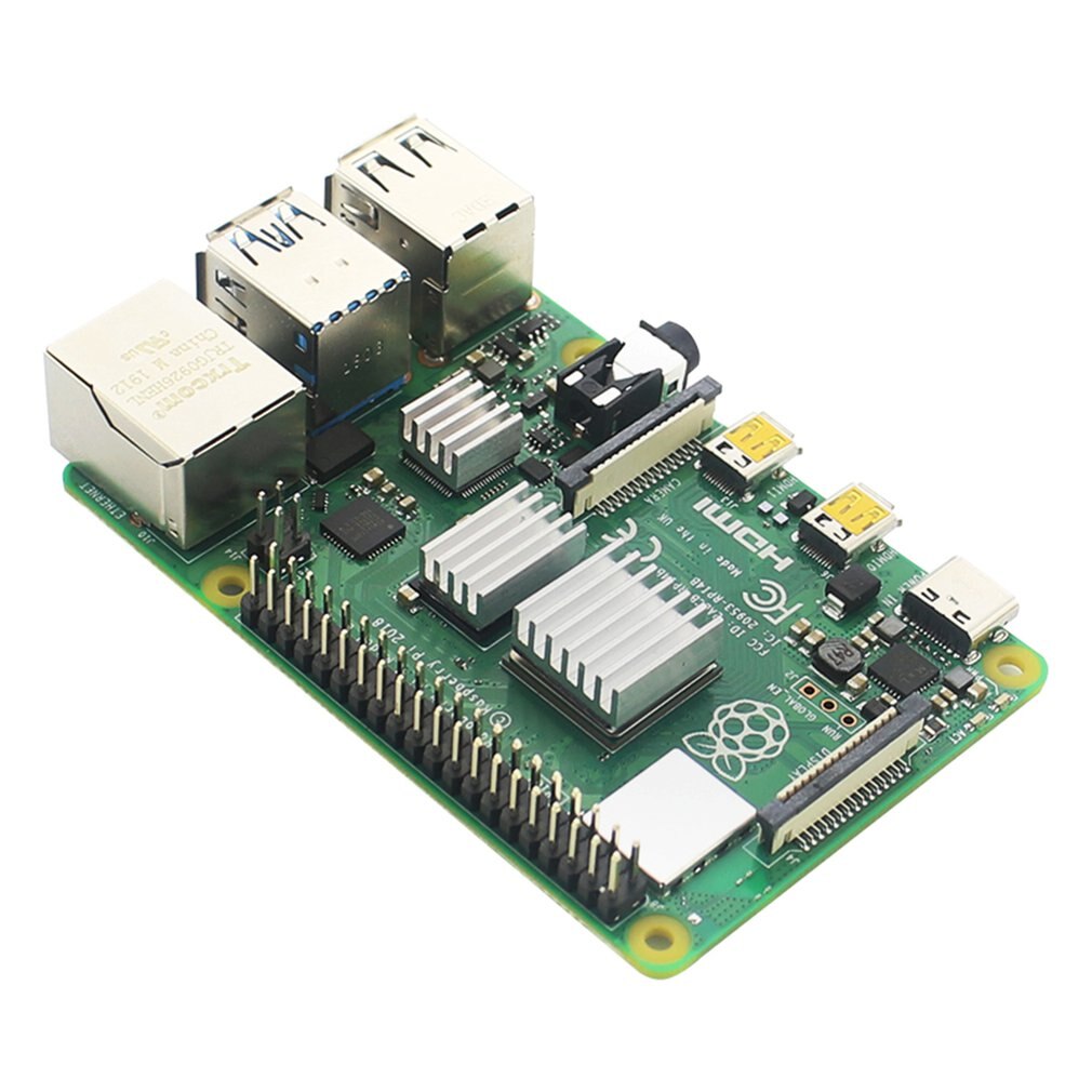 Voor Raspberry Pi 4 Model B Koellichaam 3pcs Raspberry Pi Aluminium Heatsink Radiator Cooling Kit Cooler Voor Raspberry pi