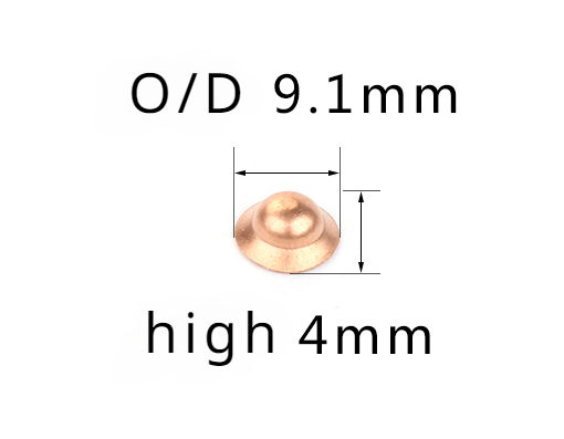 1/4" 3/8" 1/2" 5/8" 3/4" 7/8" Inch Flare End Cap Open seal Washer For Air Coniditoner Fitting: WHITE / OD 8xID 7mm