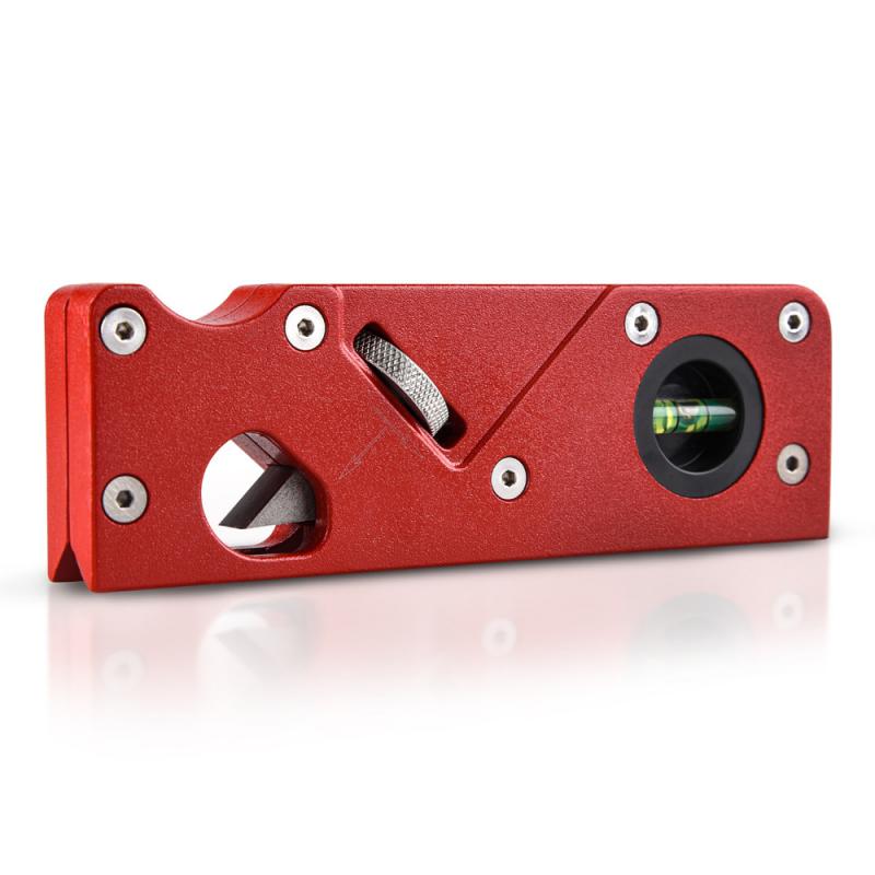 Woodworking Planes Mini Hand Planes 45 Degree Angle Oblique Angle Edge Carpenter Wood Planes W/Spirit Bubble Woodwork Tools: Red