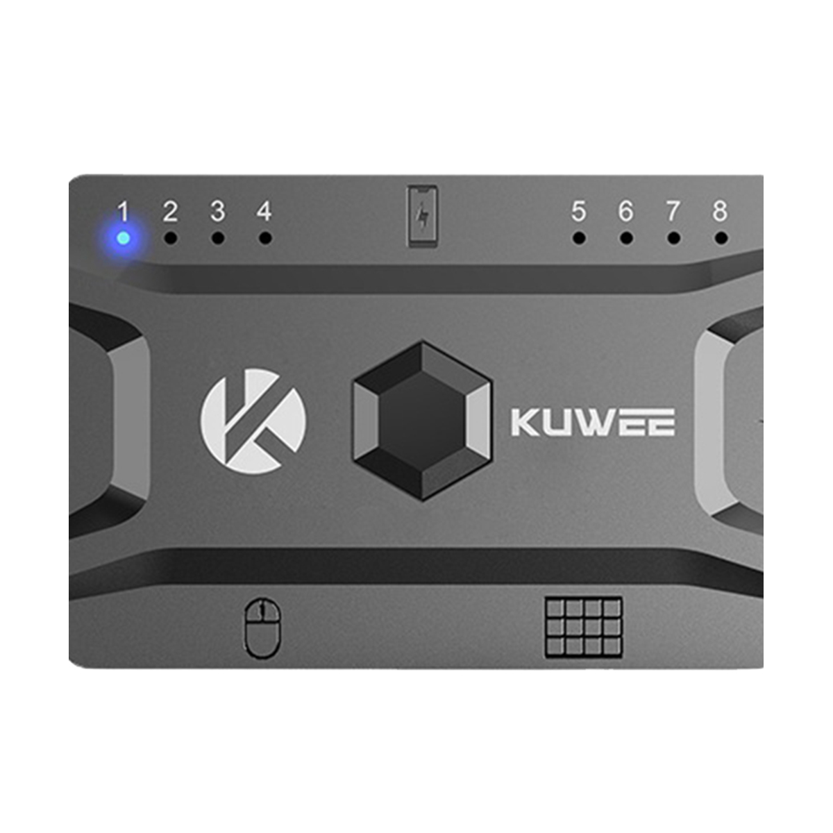 Bluetooth Hub USB 5.0 Converter Wired Keyboard&Mouse to Wireless Hub Adapter Support 8 Devices for Tablet,Laptop,Mobile