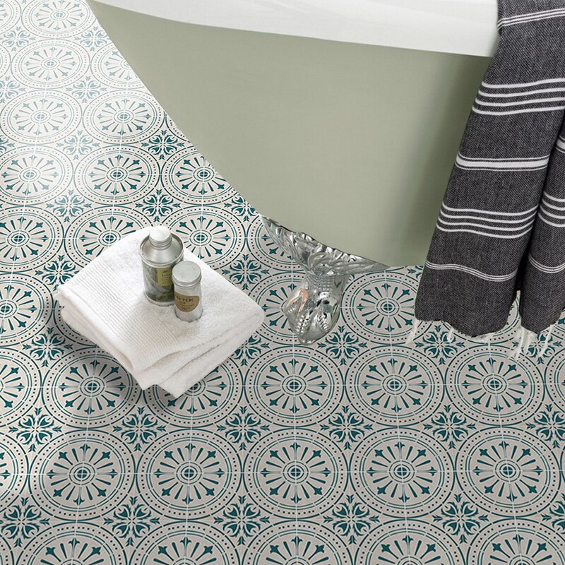 Funlife 20x300cm PVC Ground Sticker Anti-Slip Self-Adhesive Floor Sticker for Bathroom Kitchen Home Decor