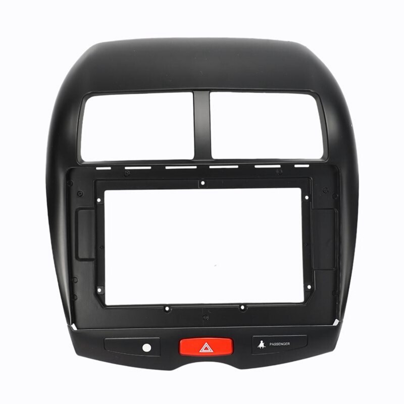 Car Fascia Dash Kit Installation Facia Panel Emergency Light Dvd Frame for MITSUBISHI ASX 2DIN 10.1 Inch