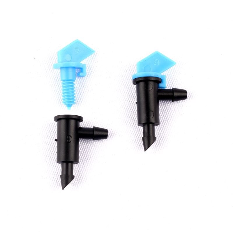 20pcs 8L/H Flag Dripper Blue Drip Emitter Drip Head for Water Saving Irrigation Raised Bed Irrigation System 8 Litter Drip