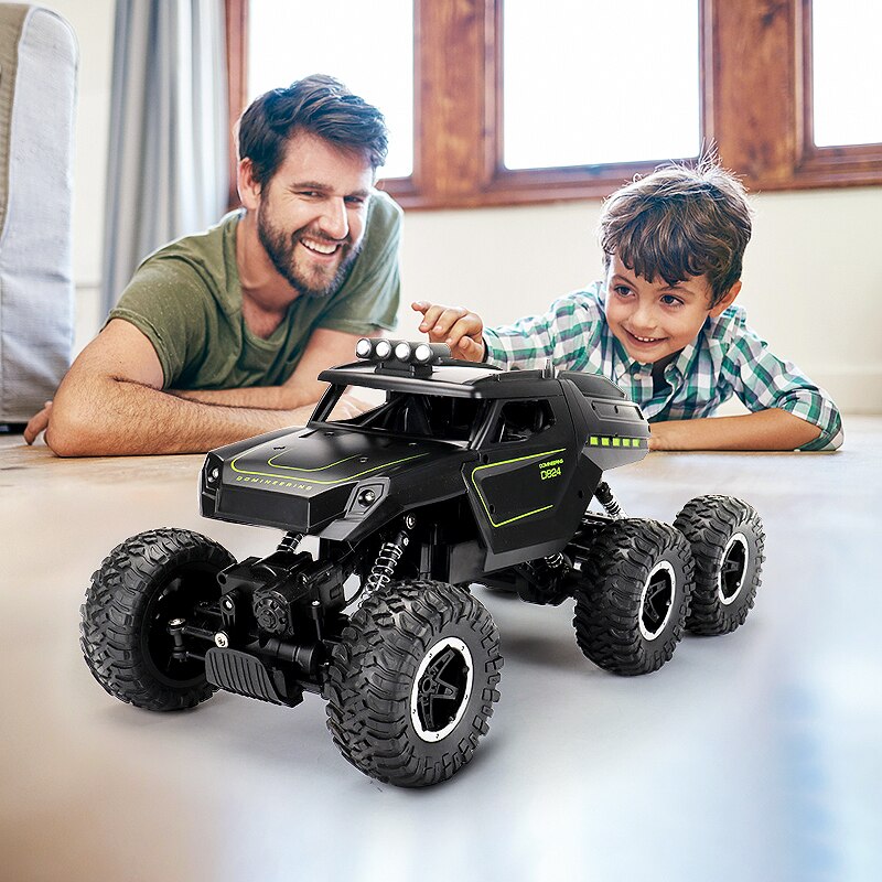 D823 Big Size 39Cm 1:12 Rc Auto 6WD 2.4Ghz Afstandsbediening Crawler Met Licht Off Road Voertuigen Hoge speed Truck Kinderen Speelgoed